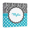 Dots & Zebra Canvas Print - 12x12 (Personalized)