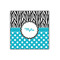 Dots & Zebra 12x12 Wood Print - Front View