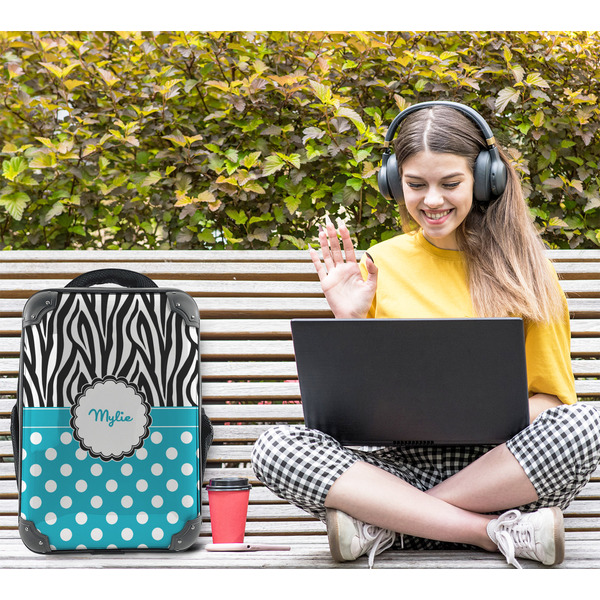 Dots & Zebra 15" Backpack - LIFESTYLE