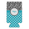 Dots & Zebra Can Cooler (16 oz) (Personalized)