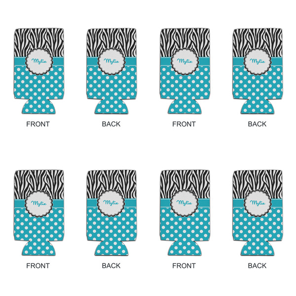 Dots & Zebra 16oz Can Sleeve - Set of 4 - APPROVAL