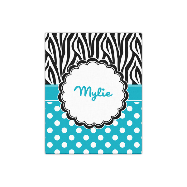 Dots & Zebra 16x20 - Canvas Print - Front View