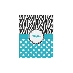 Dots & Zebra Poster - Multiple Sizes (Personalized)