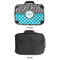 Dots & Zebra 18" Laptop Briefcase - APPROVAL