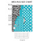Dots & Zebra 2'x3' Indoor Area Rugs - Size Chart