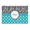 Dots & Zebra Patio Rug (Personalized)