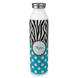 Dots & Zebra 20oz Stainless Steel Water Bottle - Full Print (Personalized)