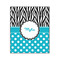 Dots & Zebra 20x24 Wood Print - Front View