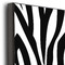 Dots & Zebra 20x30 Wood Print - Closeup
