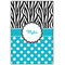Dots & Zebra 20x30 Wood Print - Front View