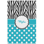 Dots & Zebra Poster - Matte - 24x36 (Personalized)