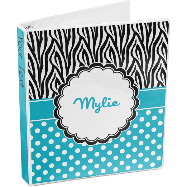Dots & Zebra 3-Ring Binder 3/4 - Main