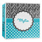 Dots & Zebra 3-Ring Binder - 2 inch (Personalized)