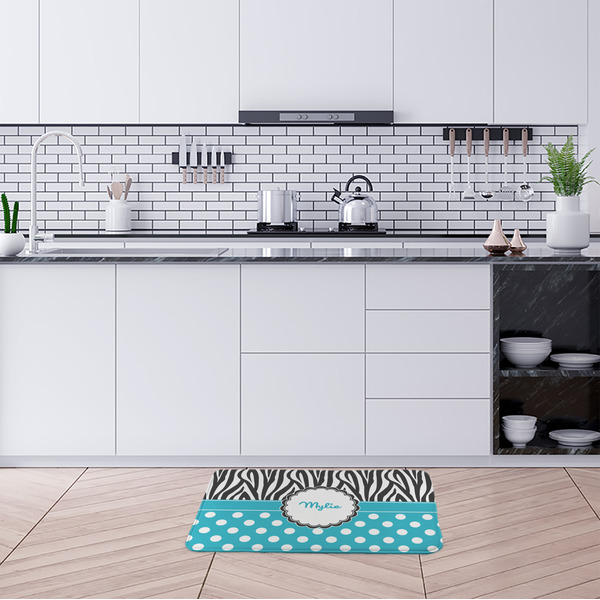 Dots & Zebra Anti-Fatigue Kitchen Mats - LIFESTYLE
