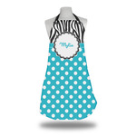 Dots & Zebra Apron w/ Name or Text
