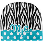 Dots & Zebra Baby Hat (Beanie) (Personalized)