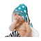 Dots & Zebra Baby Hooded Towel on Child