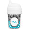 Dots & Zebra Baby Sippy Cup (Personalized)