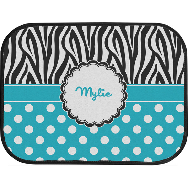 Dots & Zebra Back Seat Car Mat