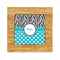 Dots & Zebra Bamboo Trivet with 6" Tile - FRONT