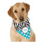 Dots & Zebra Dog Bandana Scarf w/ Name or Text