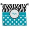 Dots & Zebra Bath Towel (Personalized)