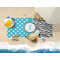 Dots & Zebra Beach Towel Lifestyle