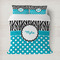 Dots & Zebra Duvet Cover Set - Full / Queen (Personalized)
