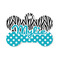 Dots & Zebra Bone Shaped Dog ID Tag - Small (Personalized)