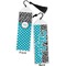 Dots & Zebra Bookmark with tassel - Front and Back