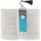 Dots & Zebra Bookmark with tassel - In book