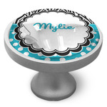 Dots & Zebra Cabinet Knob (Personalized)