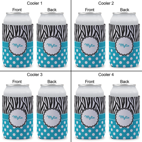 Dots & Zebra Can Sleeve (Approval)