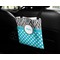 Dots & Zebra Car Bag - In Use