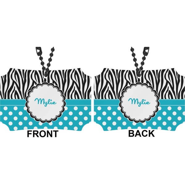 Dots & Zebra Car Ornament - Berlin (Approval)