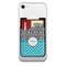 Dots & Zebra Cell Phone Credit Card Holder w/ Phone