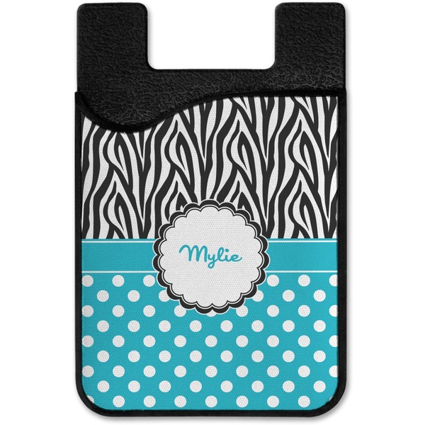 Dots & Zebra Cell Phone Credit Card Holder