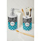 Dots & Zebra Ceramic Bathroom Accessories - LIFESTYLE (toothbrush holder & soap dispenser)