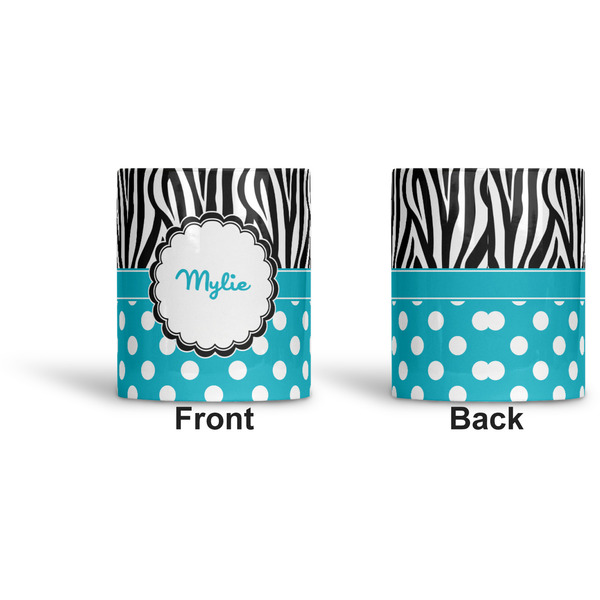 Dots & Zebra Ceramic Pen Holder - Apvl