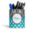 Dots & Zebra Ceramic Pen Holder - Main