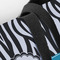 Dots & Zebra Closeup of Tote w/Black Handles