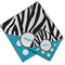 Dots & Zebra Cloth Napkins - Personalized Lunch & Dinner (PARENT MAIN)