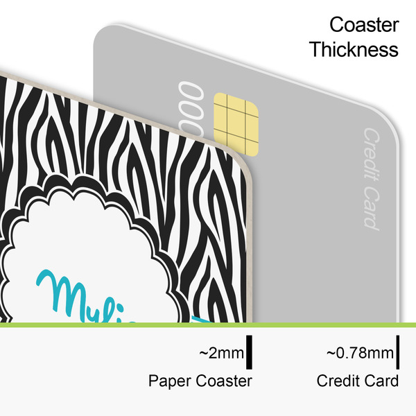 Dots & Zebra Coaster Thickness