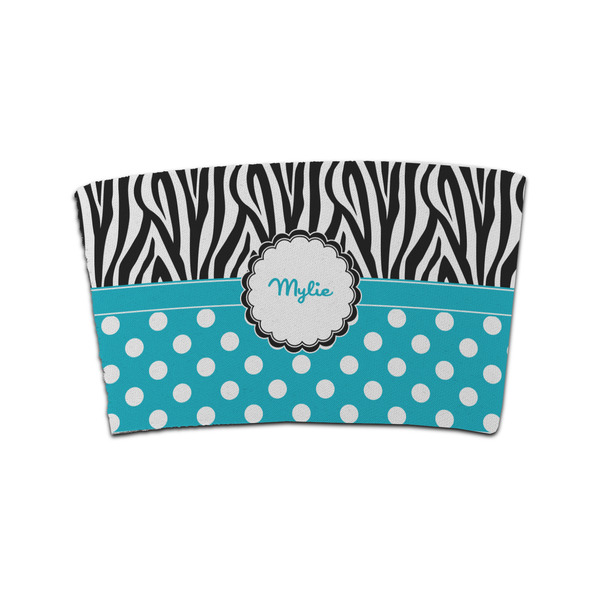 Custom Dots & Zebra Coffee Cup Sleeve (Personalized)