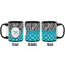 Dots & Zebra Coffee Mug - 11 oz - Black APPROVAL