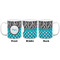 Dots & Zebra Coffee Mug - 11 oz - White APPROVAL