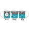 Dots & Zebra Coffee Mug - 20 oz - White APPROVAL