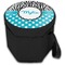 Dots & Zebra Collapsible Personalized Cooler & Seat (Closed)