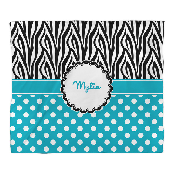 Dots & Zebra Comforter - King - Front