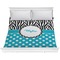 Dots & Zebra Comforter - King (Personalized)